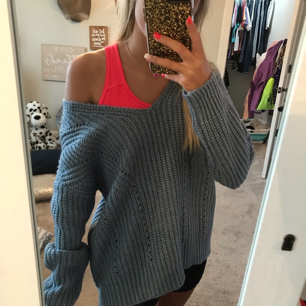 Blue sweater